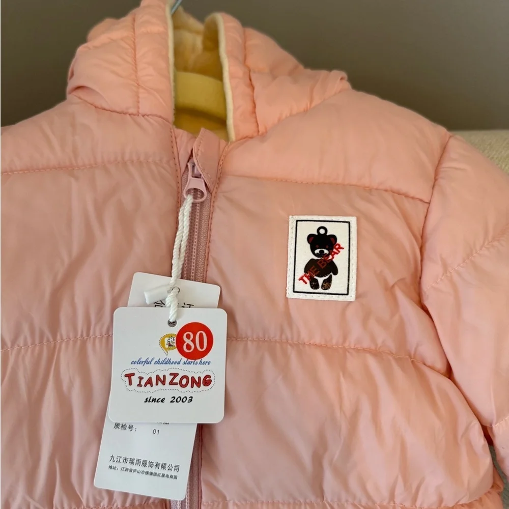 Baby Girl Snow Suit in Pink - NWT